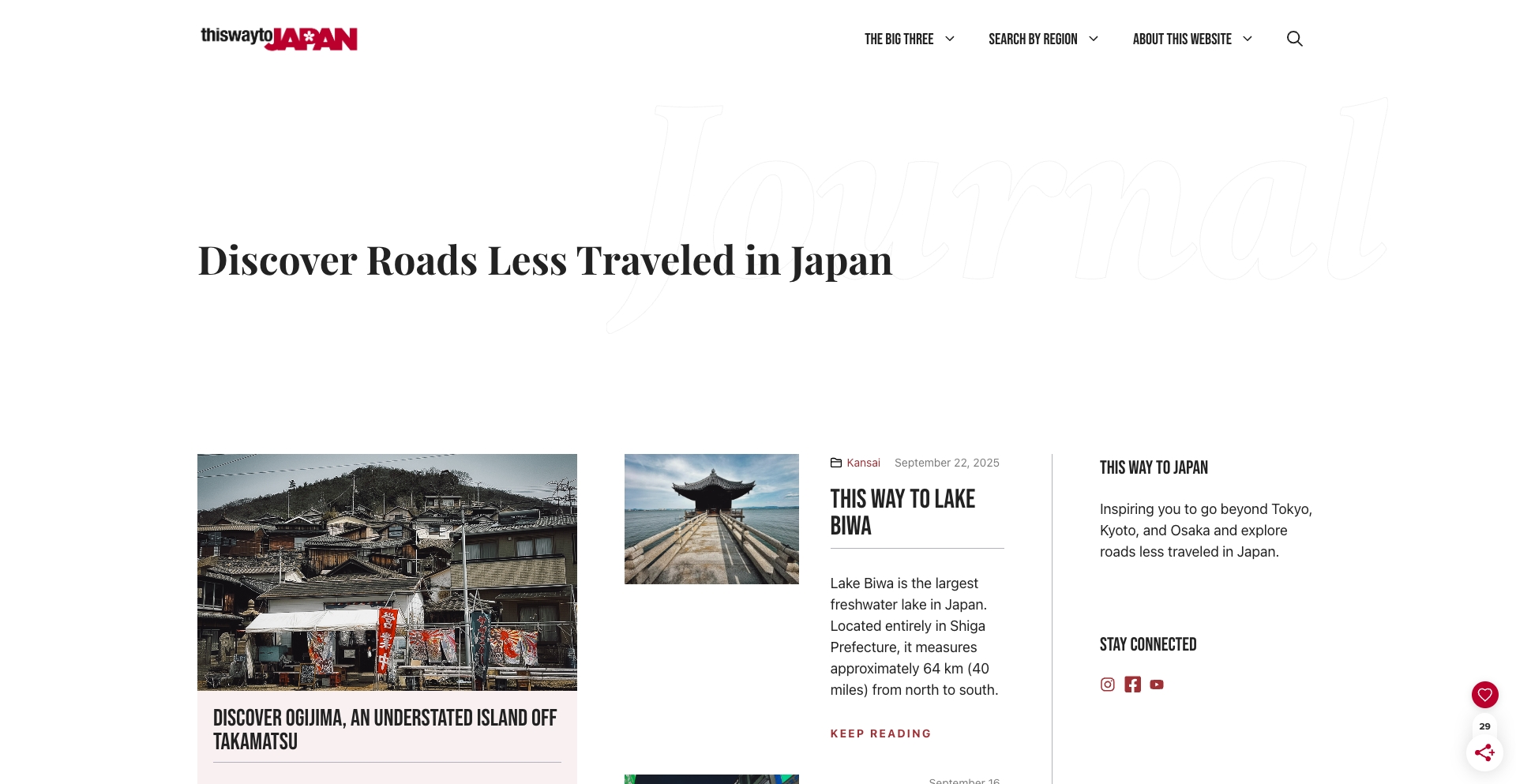 This Way to Japan location-template programmatic SEO template - 6.8K monthly traffic