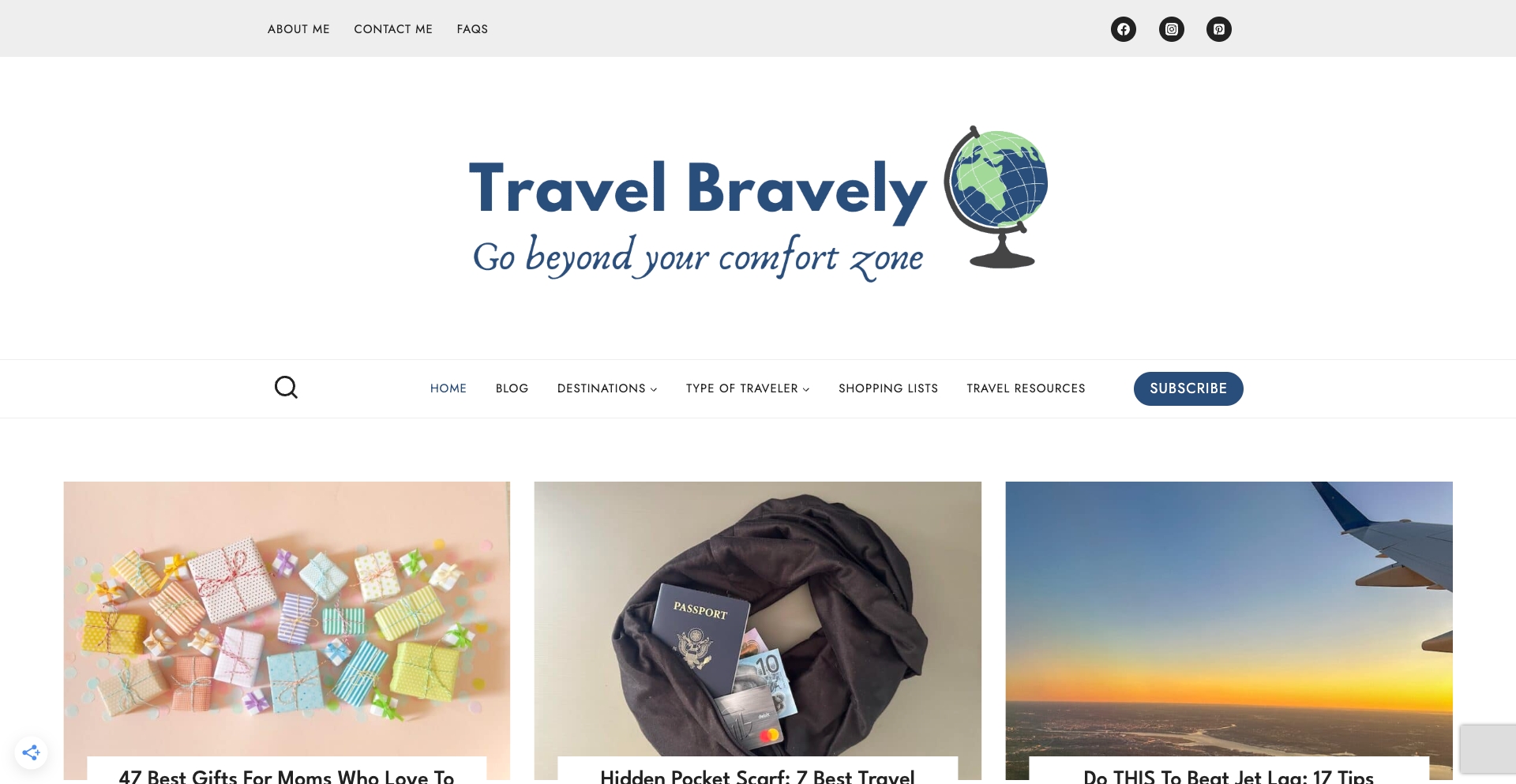 Travelbravely content programmatic SEO template - 468 monthly traffic