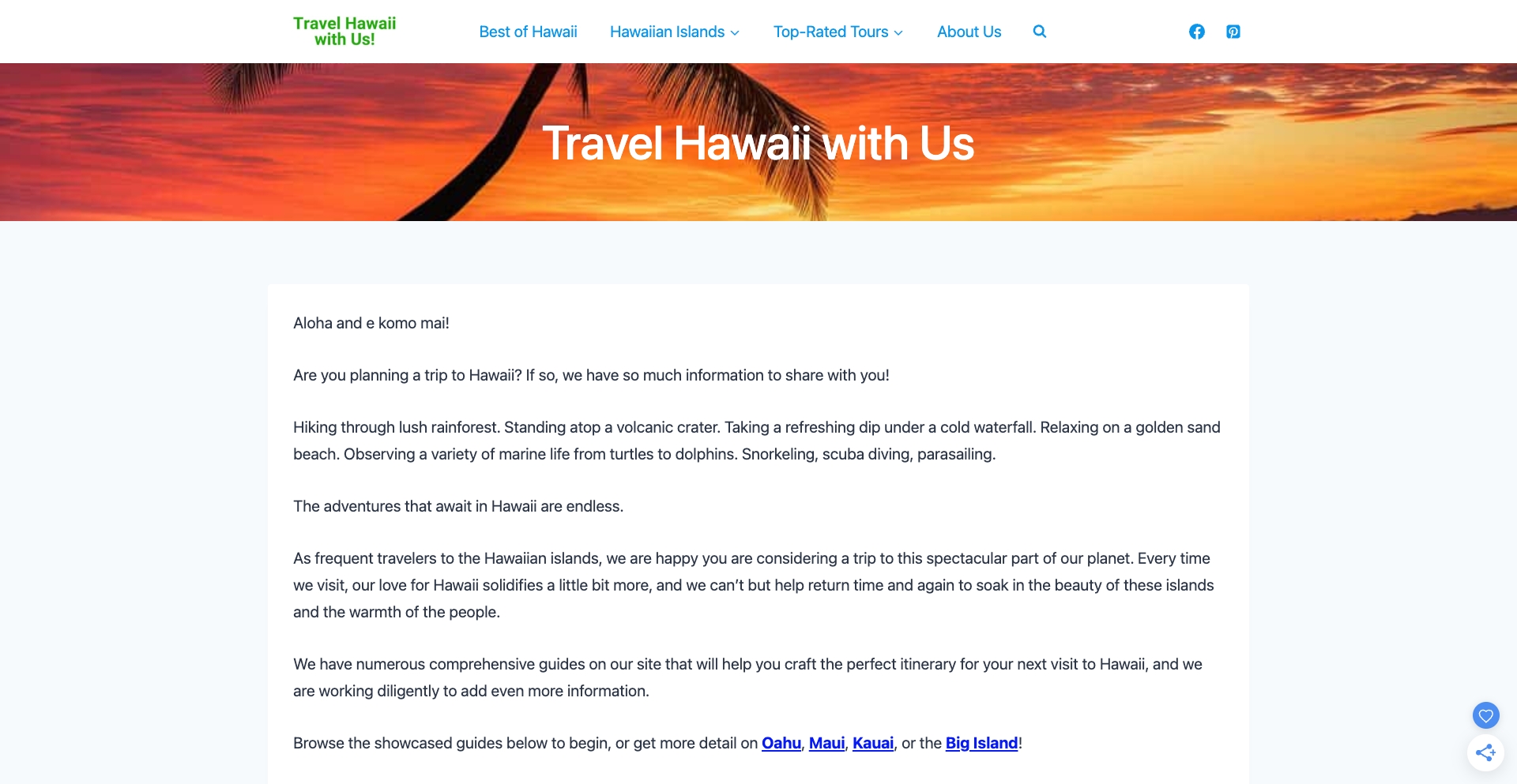 travelhawaiiwithus.com location-data programmatic SEO template - 10K+ monthly traffic