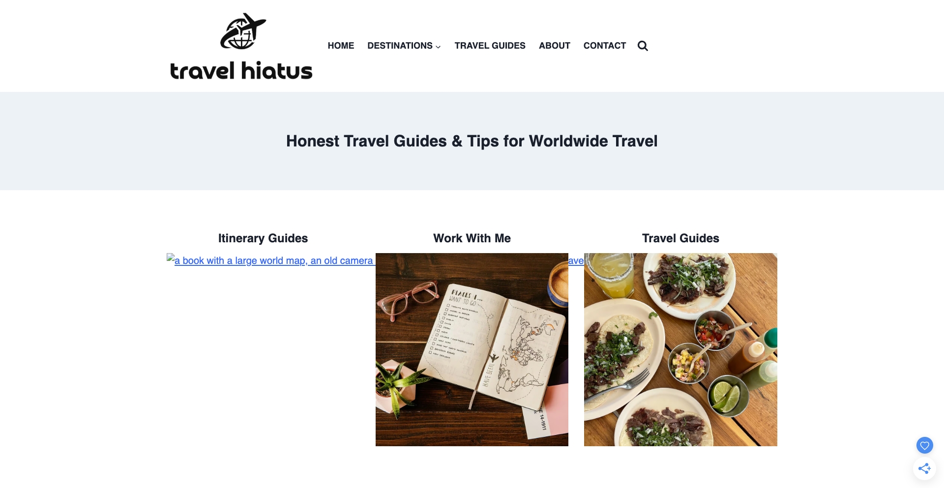 travelhiatus.com location-data programmatic SEO template - 10K+ monthly traffic