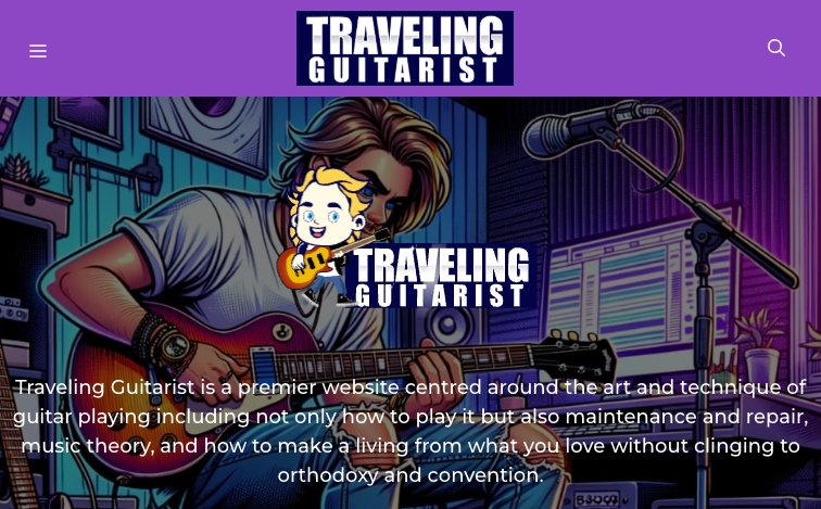 Travelingguitarist content programmatic SEO template - 1K monthly traffic