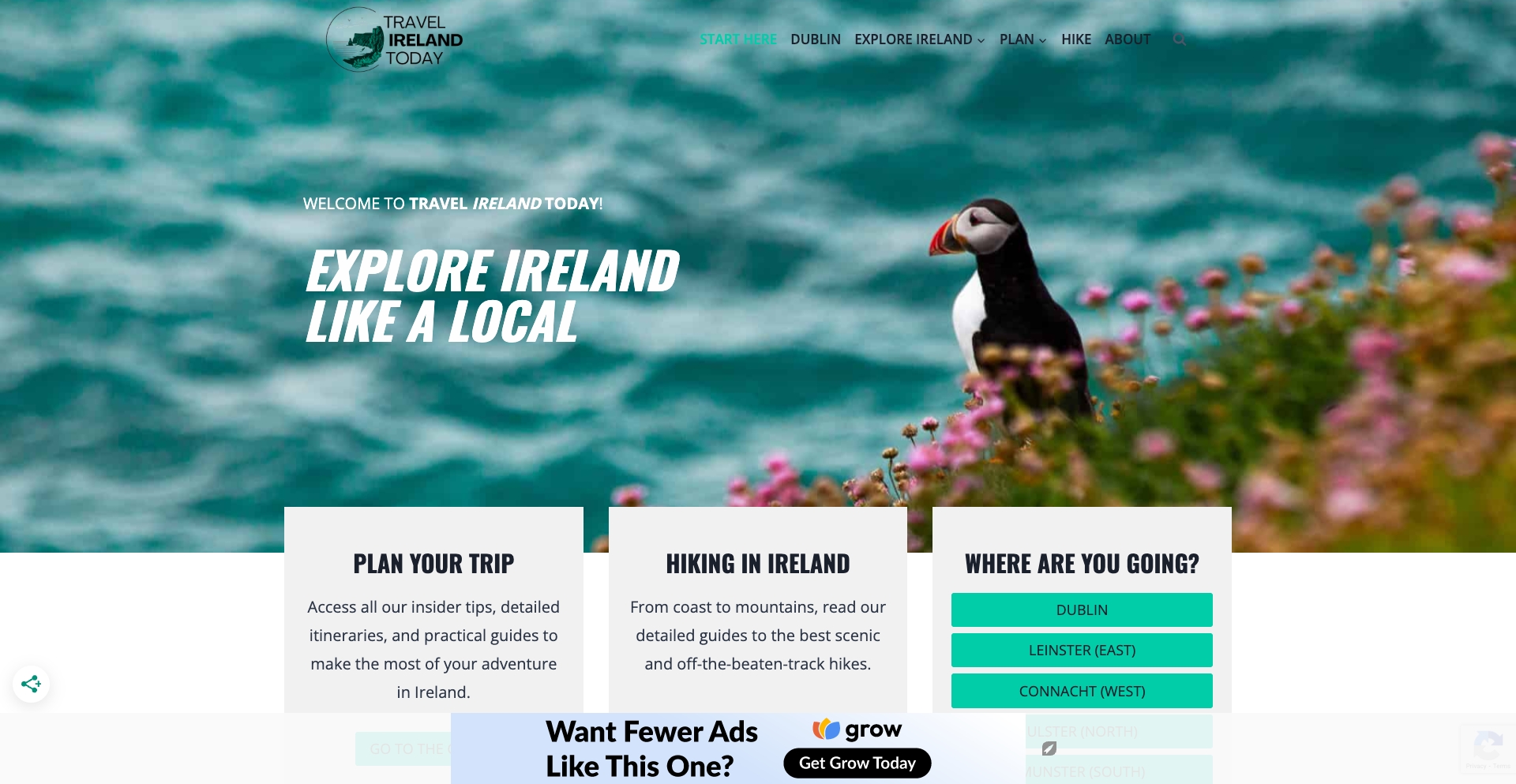 Travel Ireland Today ¦ Prepare for your Ireland Trip! location-data programmatic SEO template - 445 monthly traffic