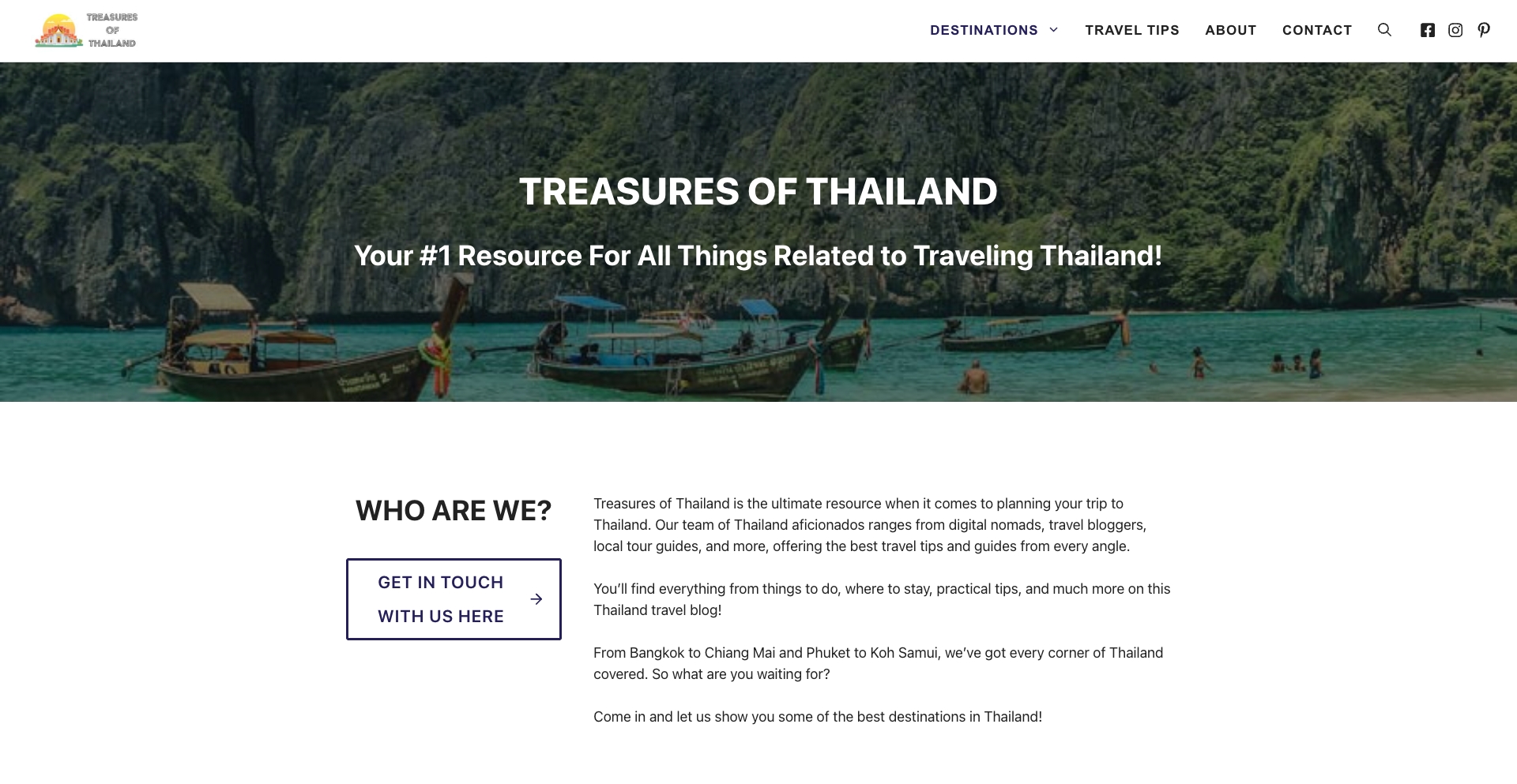 Travel Thailand Together location-template programmatic SEO template - 0 monthly traffic