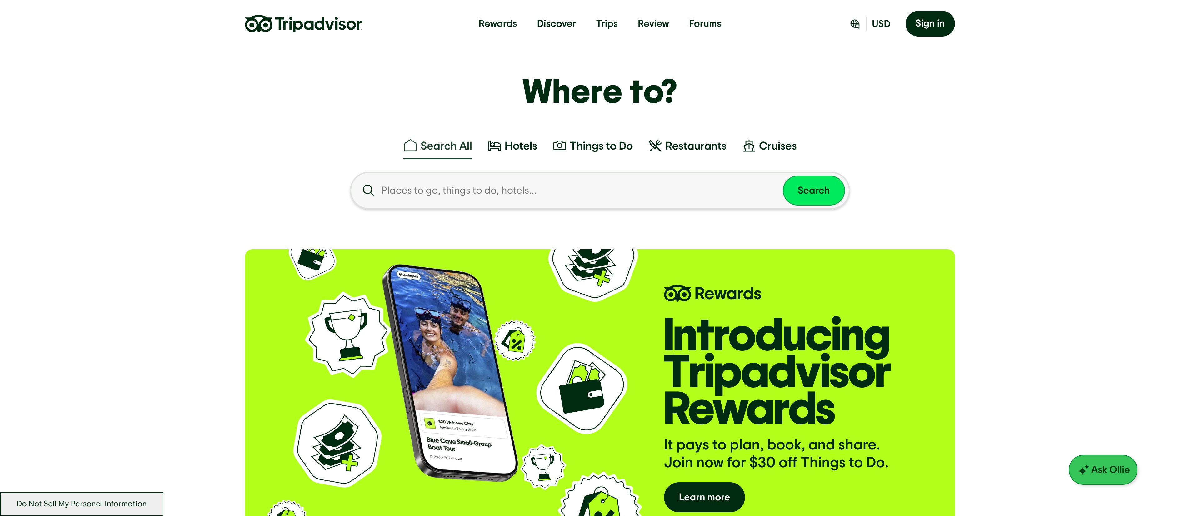 TripAdvisor location-category programmatic SEO template - 100M+ monthly traffic