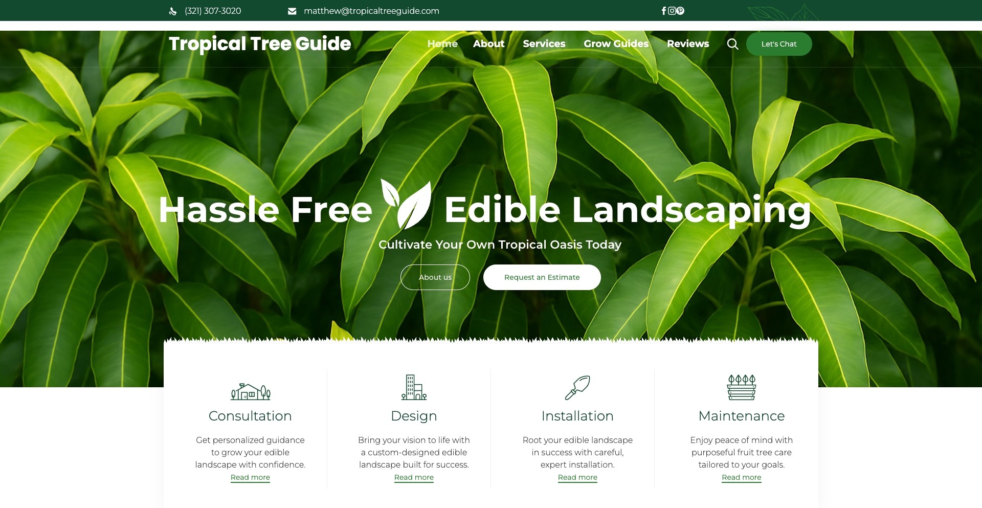 Tropical Tree Guide entity-database programmatic SEO template - 2K monthly traffic