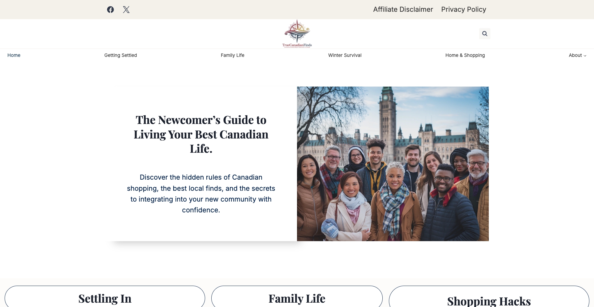 True Canadian Finds location-template programmatic SEO template - 0 monthly traffic