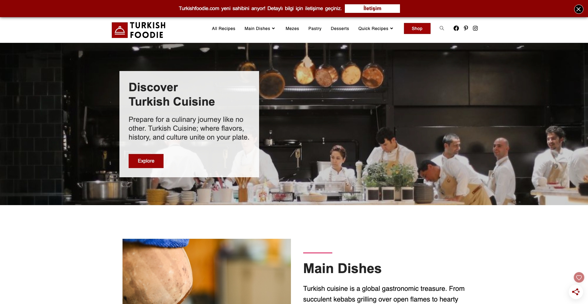 Turkishfoodie content programmatic SEO template - 3K monthly traffic