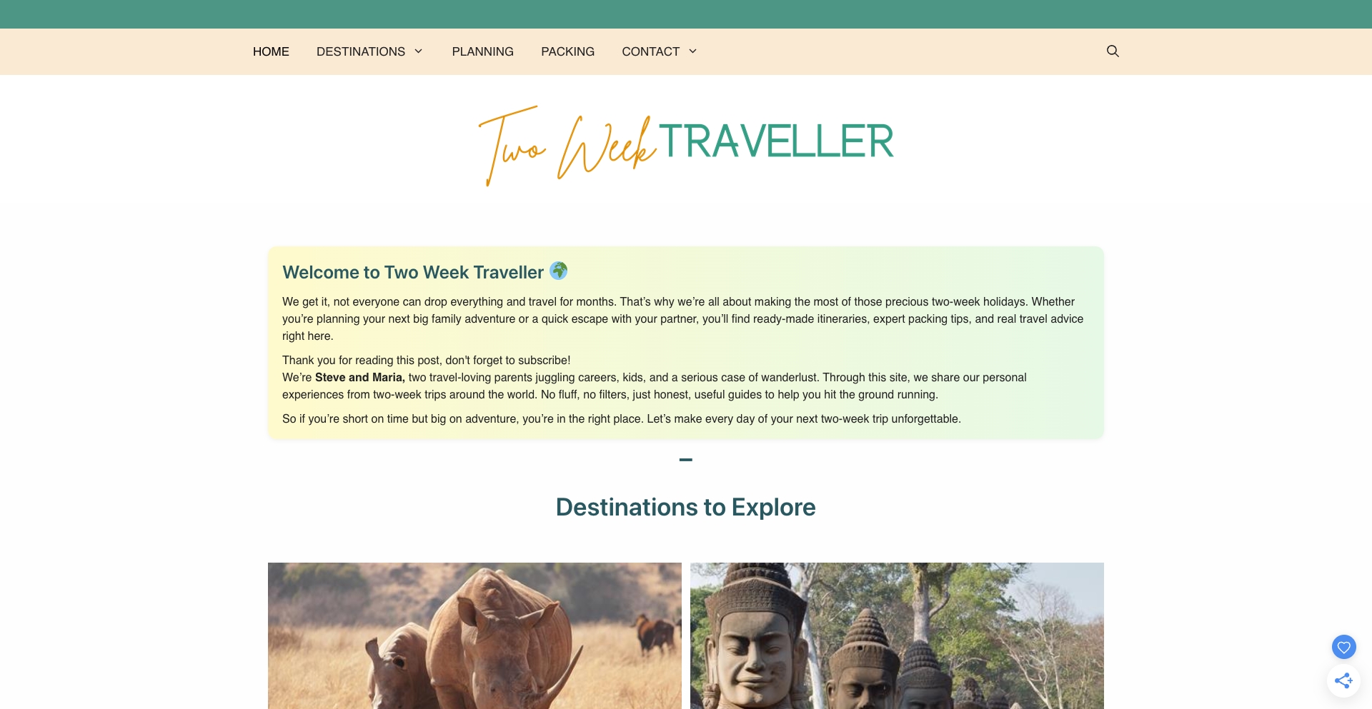twoweektraveller.com location-data programmatic SEO template - 10K+ monthly traffic