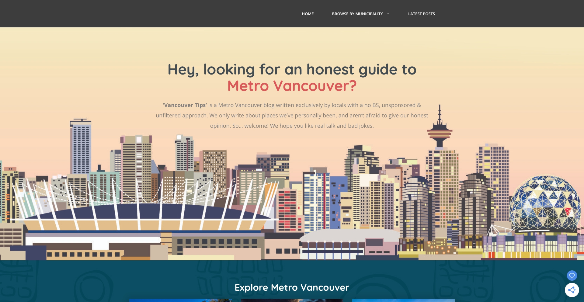 Vancouver Tips location-template programmatic SEO template - 0 monthly traffic