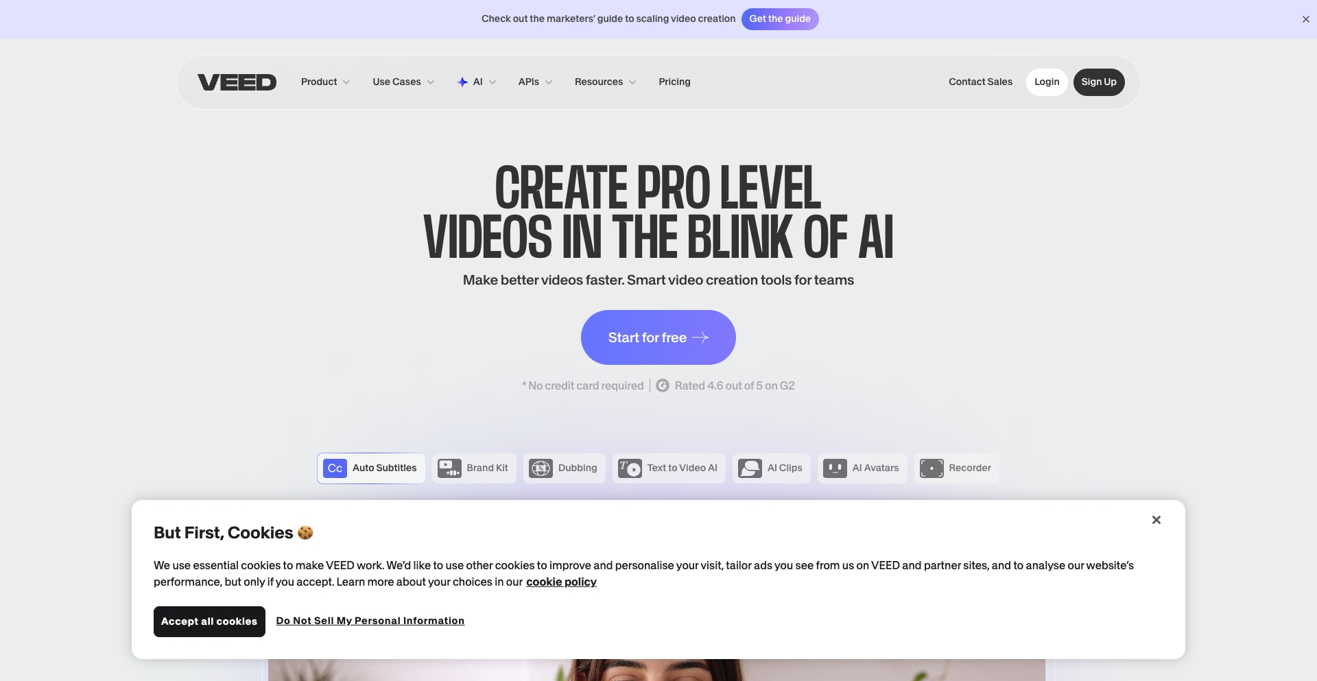 veed template-data programmatic SEO template - 17M+ monthly traffic