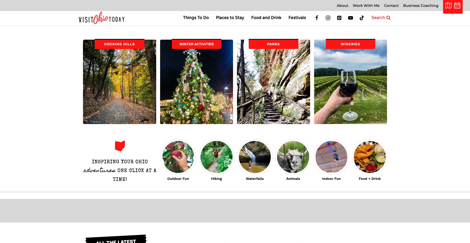 Visit Ohio Today template