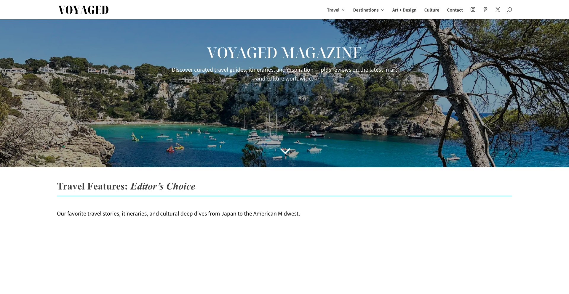 Voyaged Magazine location-data programmatic SEO template - 5099 monthly traffic