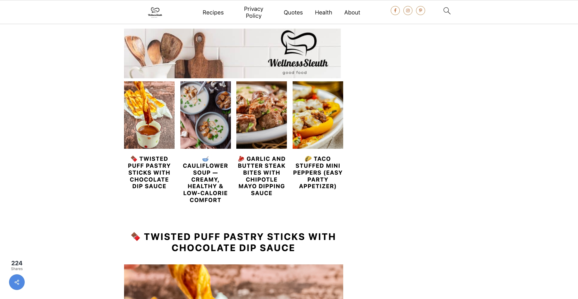 wellnesssleuth content programmatic SEO template - 37 monthly traffic