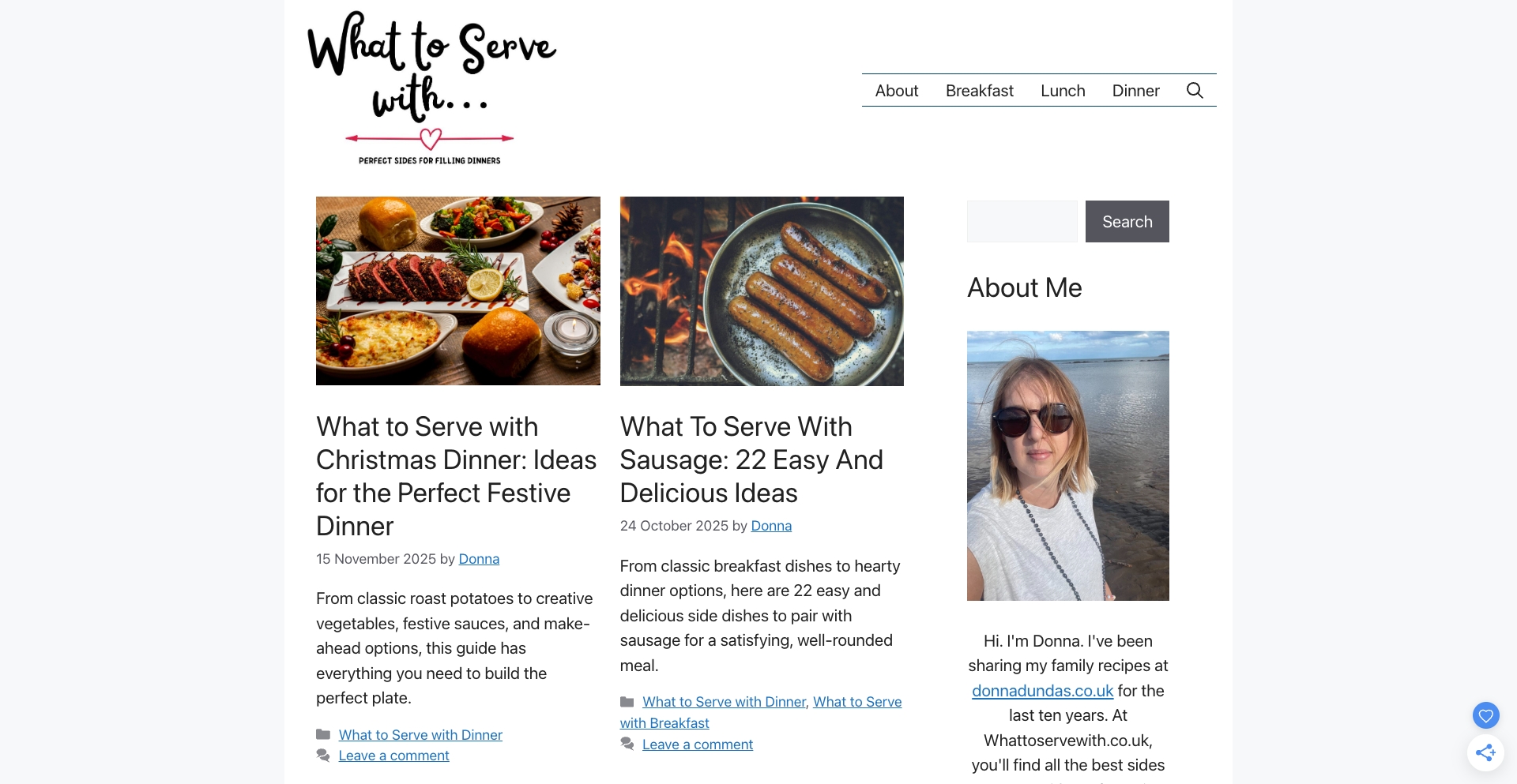 whattoservewith.co.uk location-data programmatic SEO template - 10K+ monthly traffic