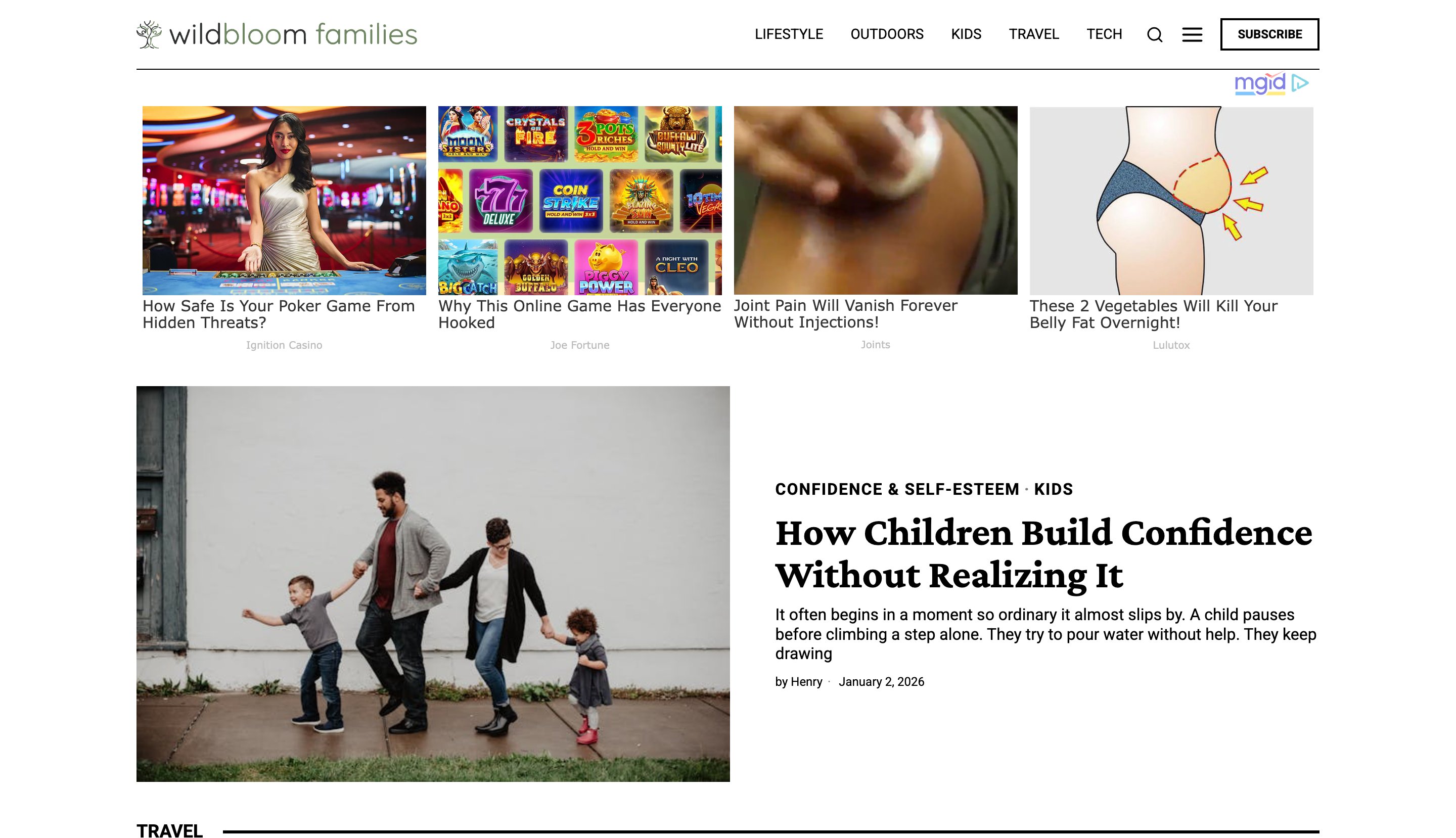 Wild Bloom Families category-taxonomy programmatic SEO template - 1.1K monthly traffic