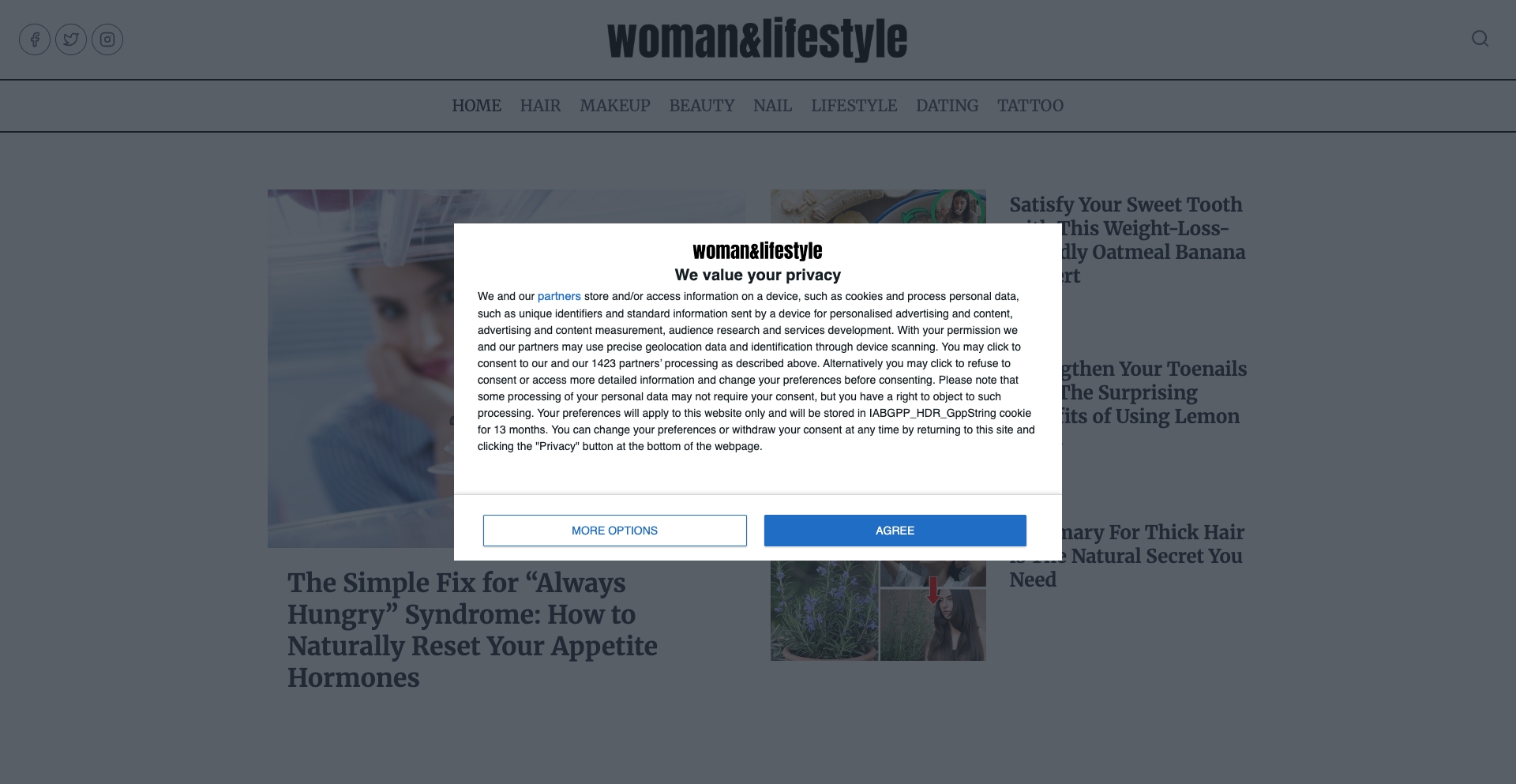 Womanandlifestyle content programmatic SEO template - 0 monthly traffic
