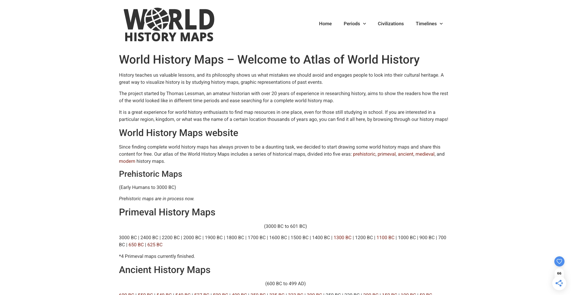 Historical World Maps entity-database programmatic SEO template - 11579 monthly traffic