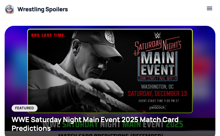 Wrestlingspoilers content programmatic SEO template - 411 monthly traffic