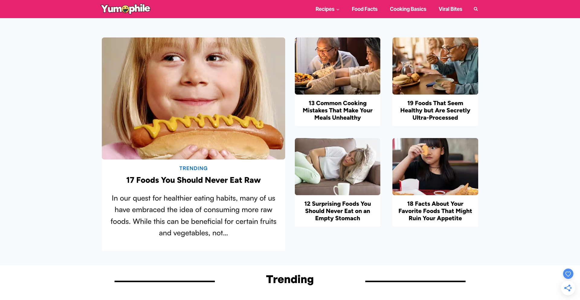 Yumophile question-template programmatic SEO template - 0 monthly traffic