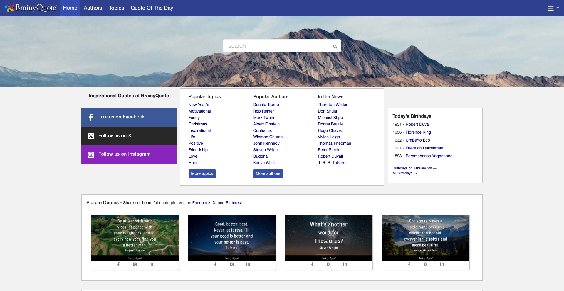 Brainyquote ai-generated programmatic SEO template - 100K+ monthly traffic
