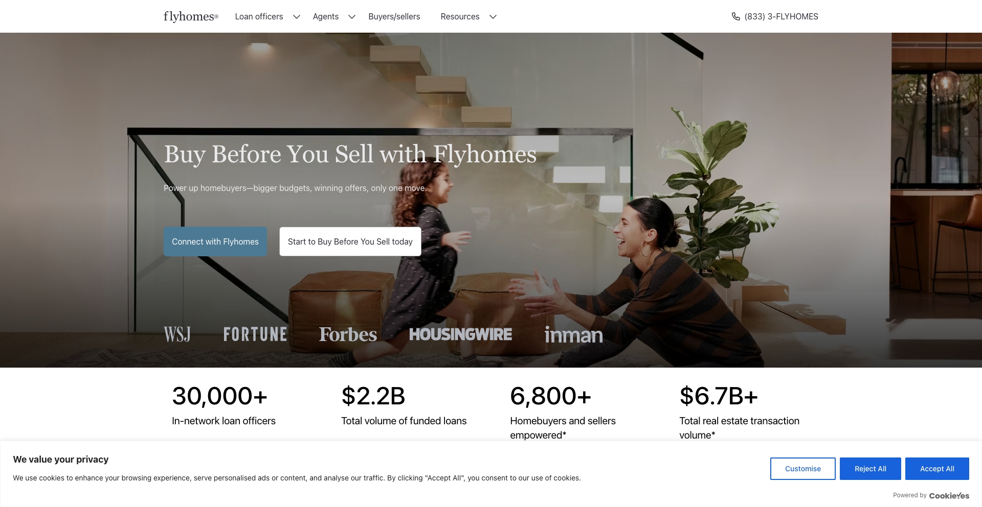 Flyhomes location-data programmatic SEO template - 500K+ monthly traffic
