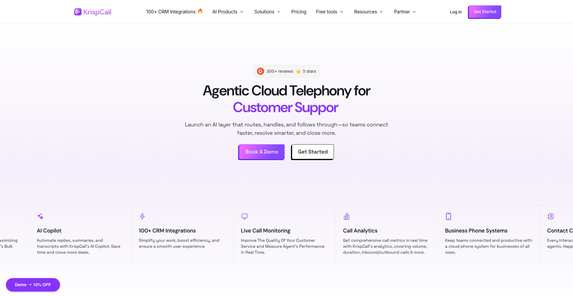 KrispCall location-data programmatic SEO template - 500K+ monthly traffic