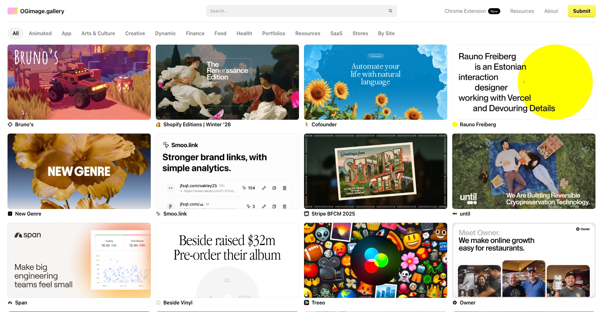 OG Image Gallery gallery-catalog programmatic SEO template - 10K+ monthly traffic