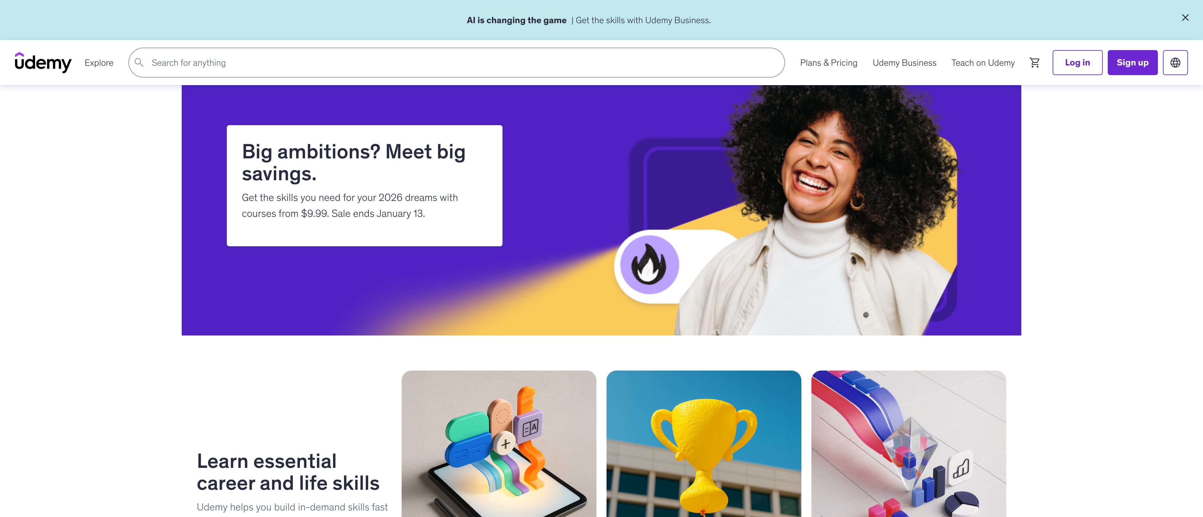 udemy course-catalog programmatic SEO template - 70M+ monthly traffic