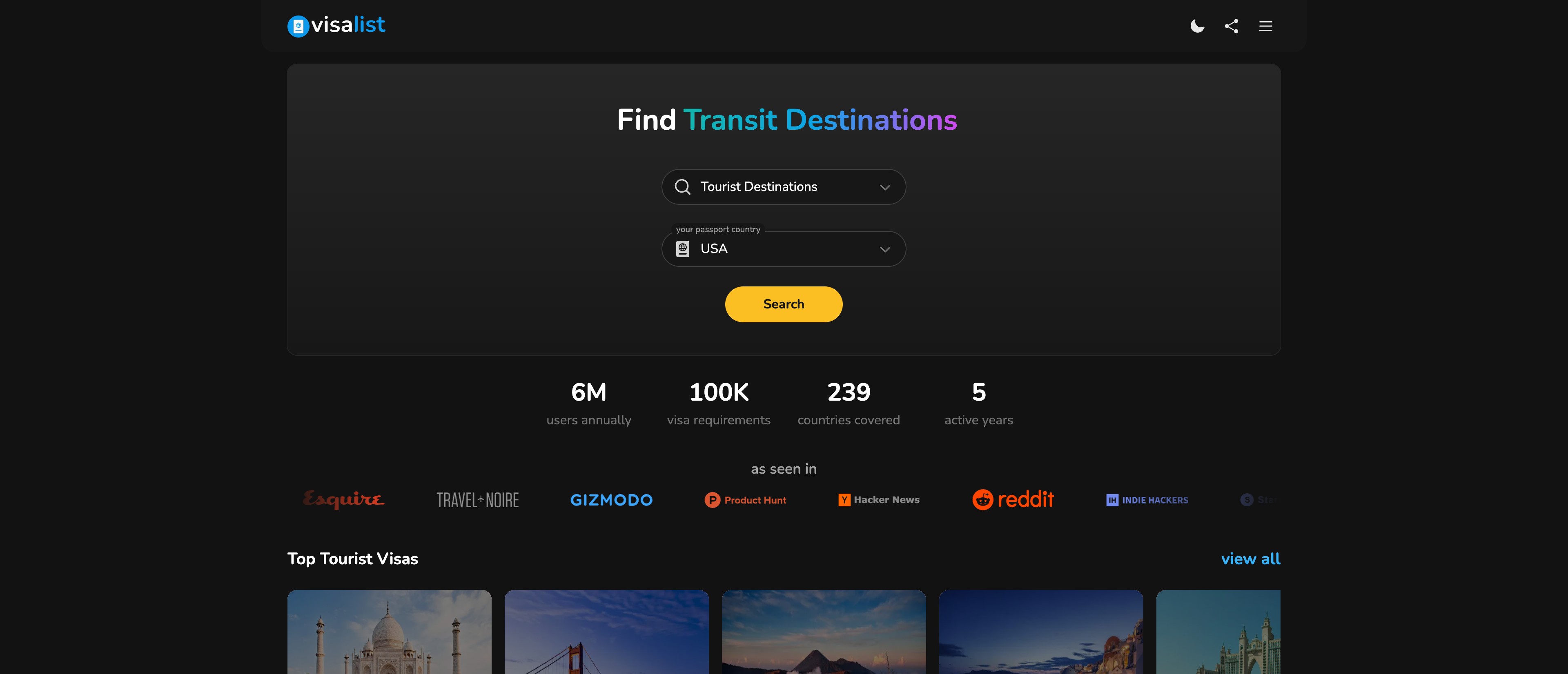 visalist location-data programmatic SEO template - 300K+ monthly traffic