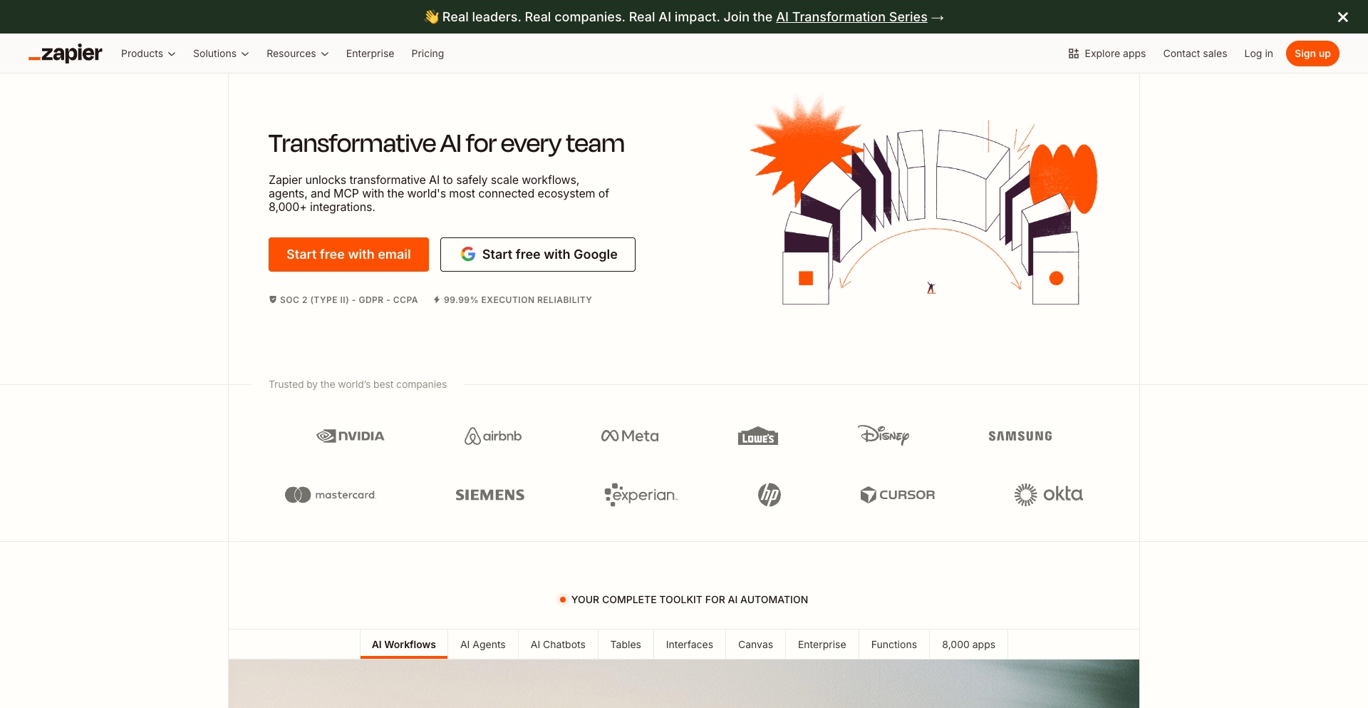 Zapier integration-pair programmatic SEO template - 2M monthly traffic